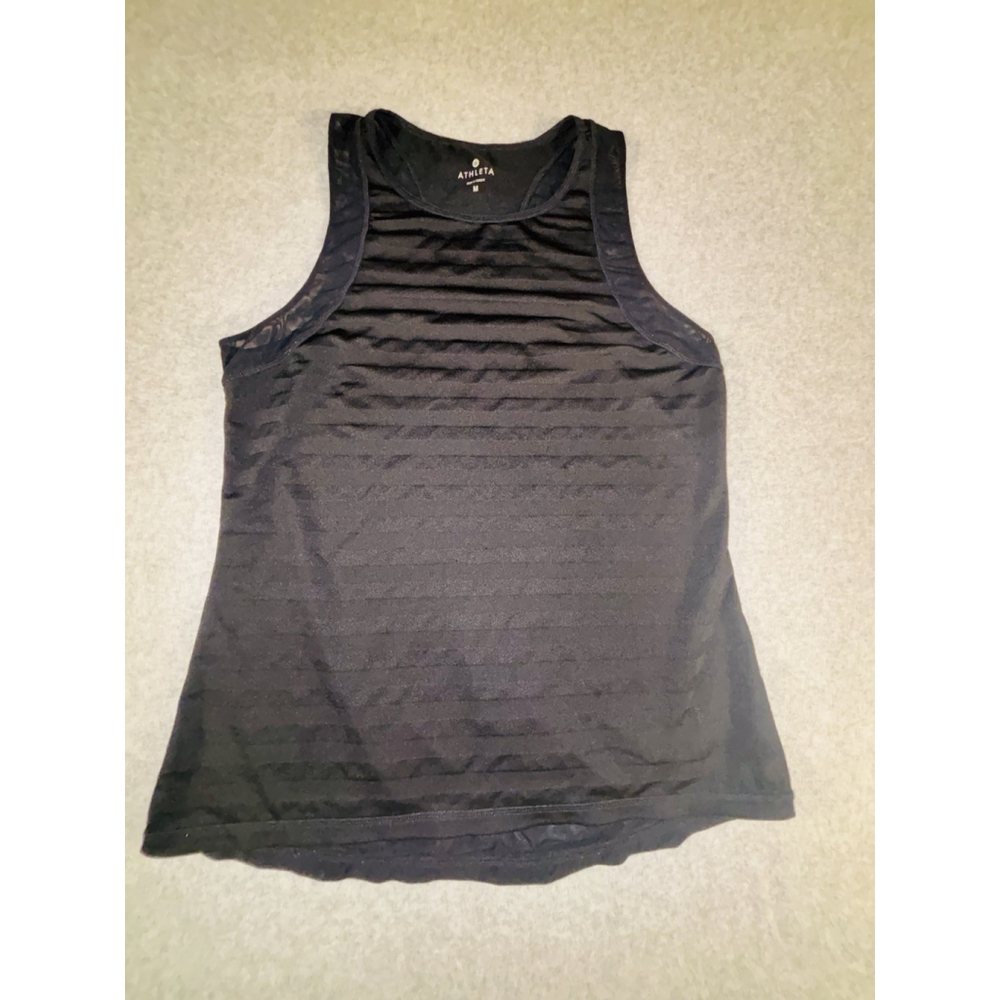 Athleta Black Racerback Athletic Tank Top Women’s Medium Workout Yoga